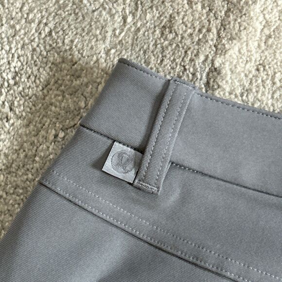 Lululemon ABC Pants Mens 32 Gray Warpstreme Classic Fit Pockets M5AQ9S - Picture 8 of 9